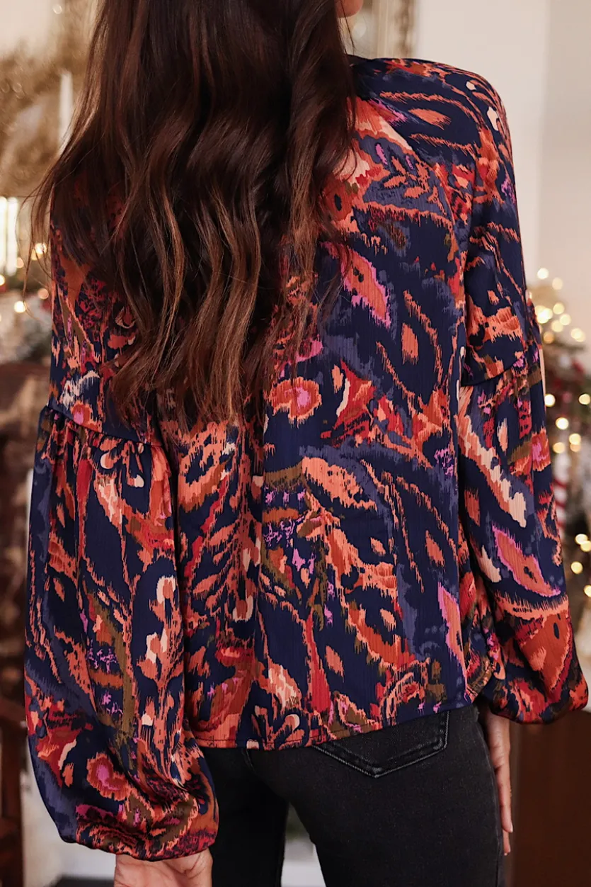 Cheap Blouse Adela marine Blouses