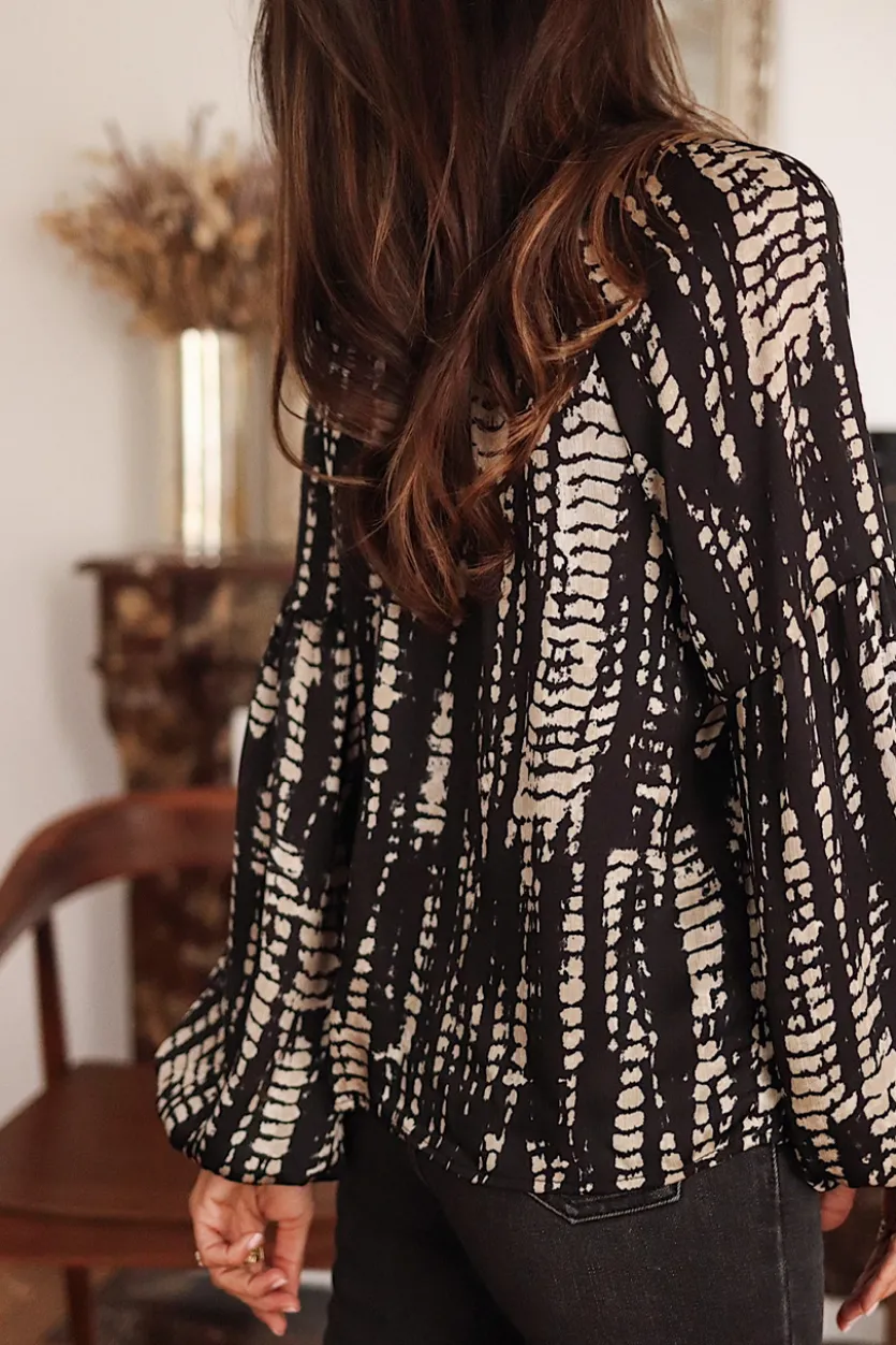 Cheap Blouse Adéla noir Blouses
