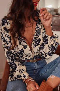 Flash Sale Blouse Beth marine Blouses