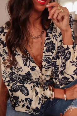 Flash Sale Blouse Beth marine Blouses