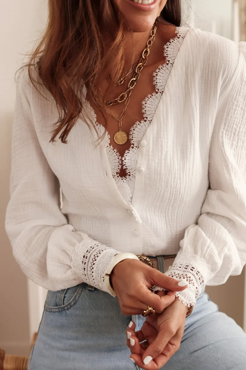 Clearance Blouse Brooke blanche Blouses