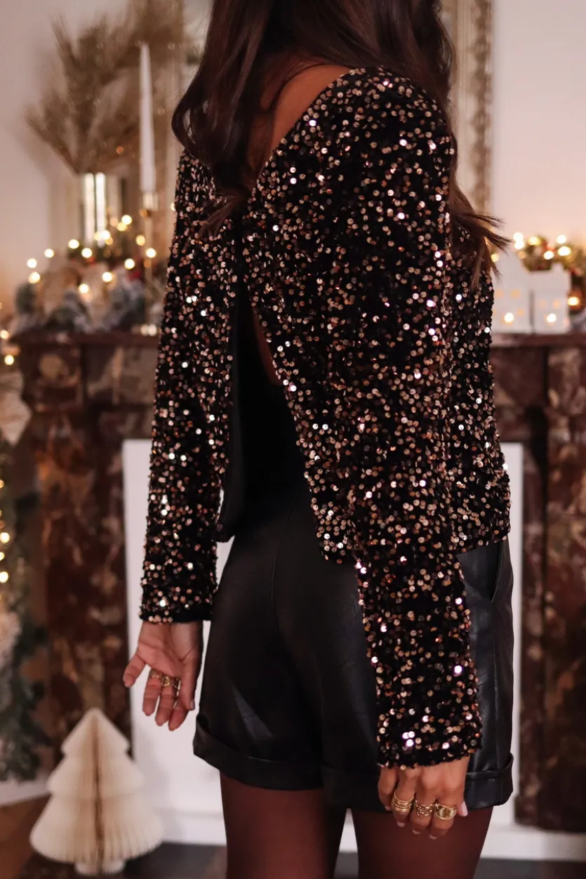 Hot Blouse Gigi dorée Blouses