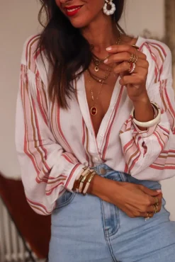 Best Sale Blouse Lison rose Blouses