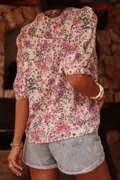 Hot Blouse Lysia parme Blouses