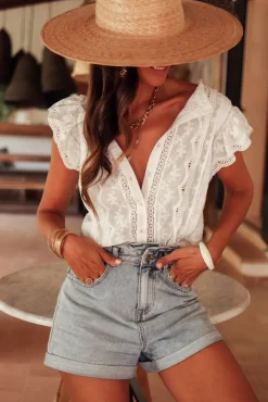 Sale Blouse Maxine écrue Chemises|Blouses