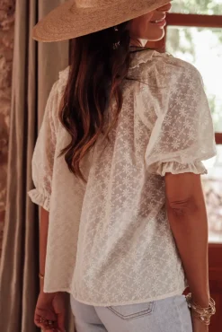 Hot Blouse Palma beige Blouses