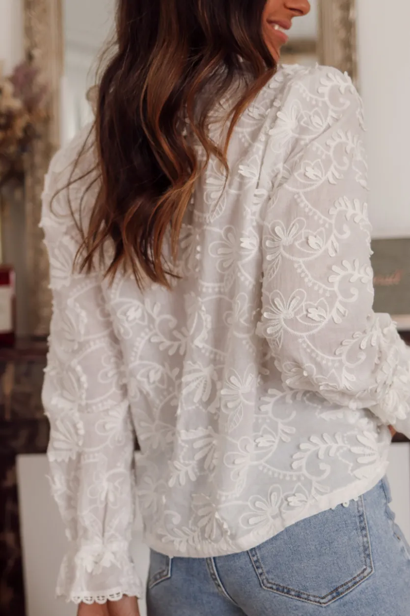 Clearance Blouse Érika blanche Blouses