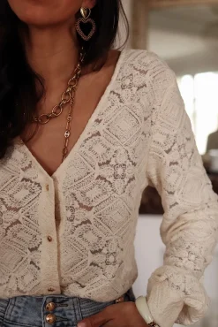 Flash Sale Blouse Rosyna beige Blouses