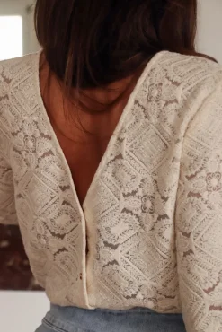Flash Sale Blouse Rosyna beige Blouses