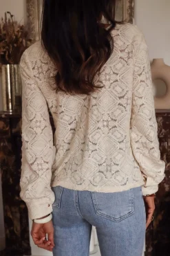 Flash Sale Blouse Rosyna beige Blouses