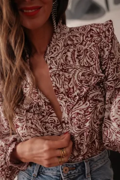 Cheap Blouse Tracy bordeaux Blouses