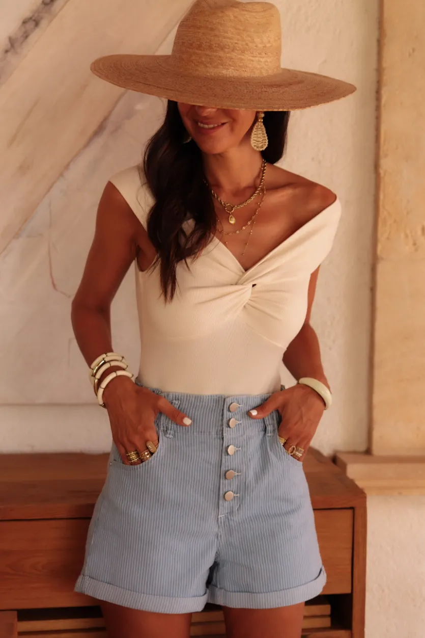Store Body Bruna beige Bodys|Tops