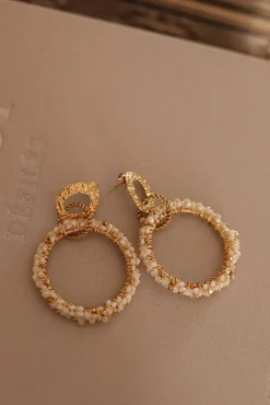 Online Boucles d’oreilles lily blanche Boucles D’oreilles