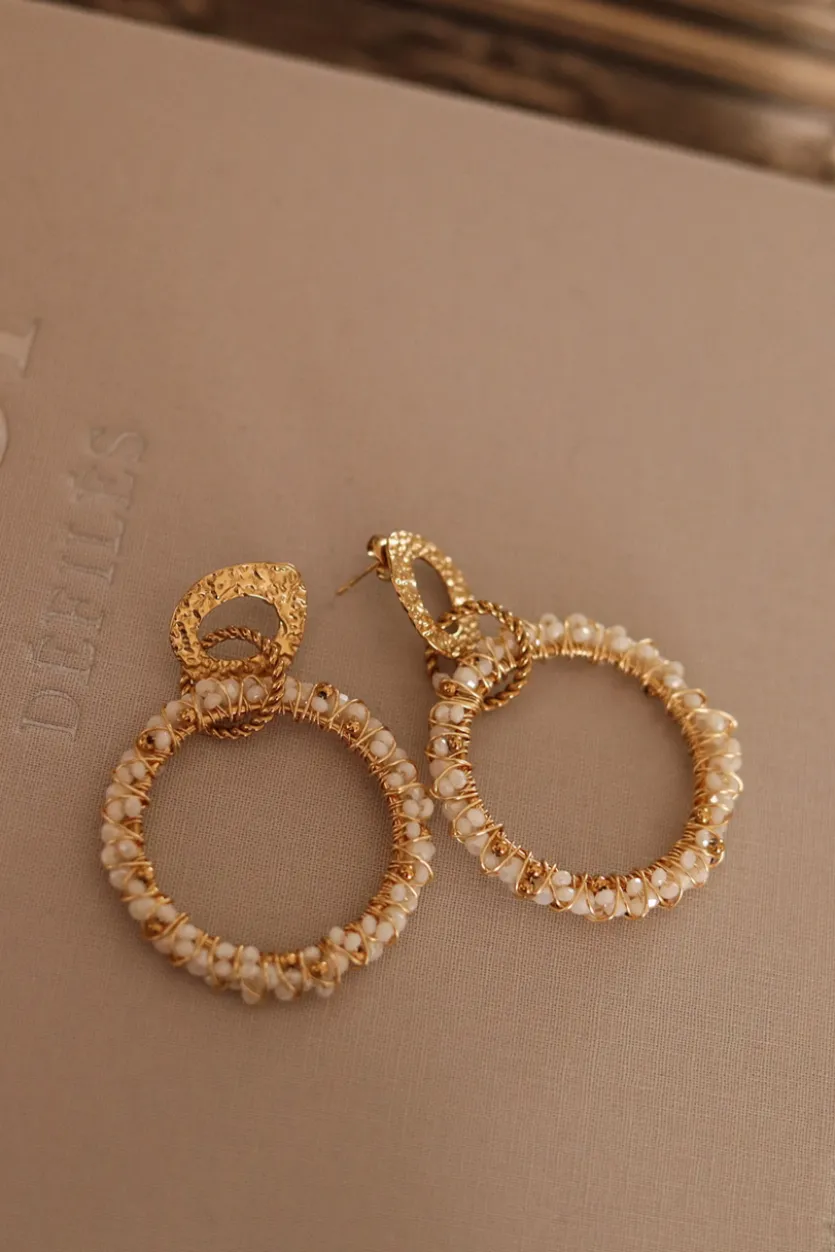 Online Boucles d’oreilles lily blanche Boucles D’oreilles