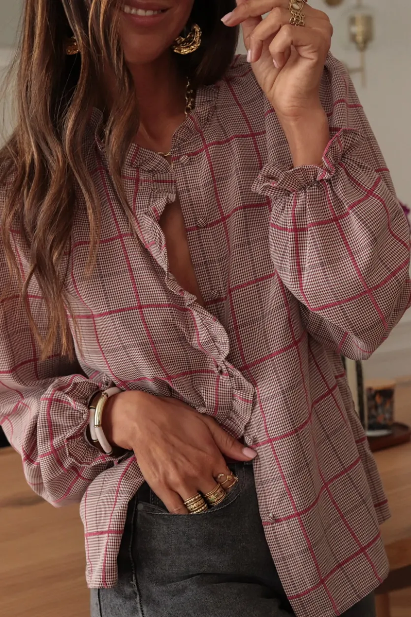 Flash Sale Chemise Jayne à carreaux Chemises