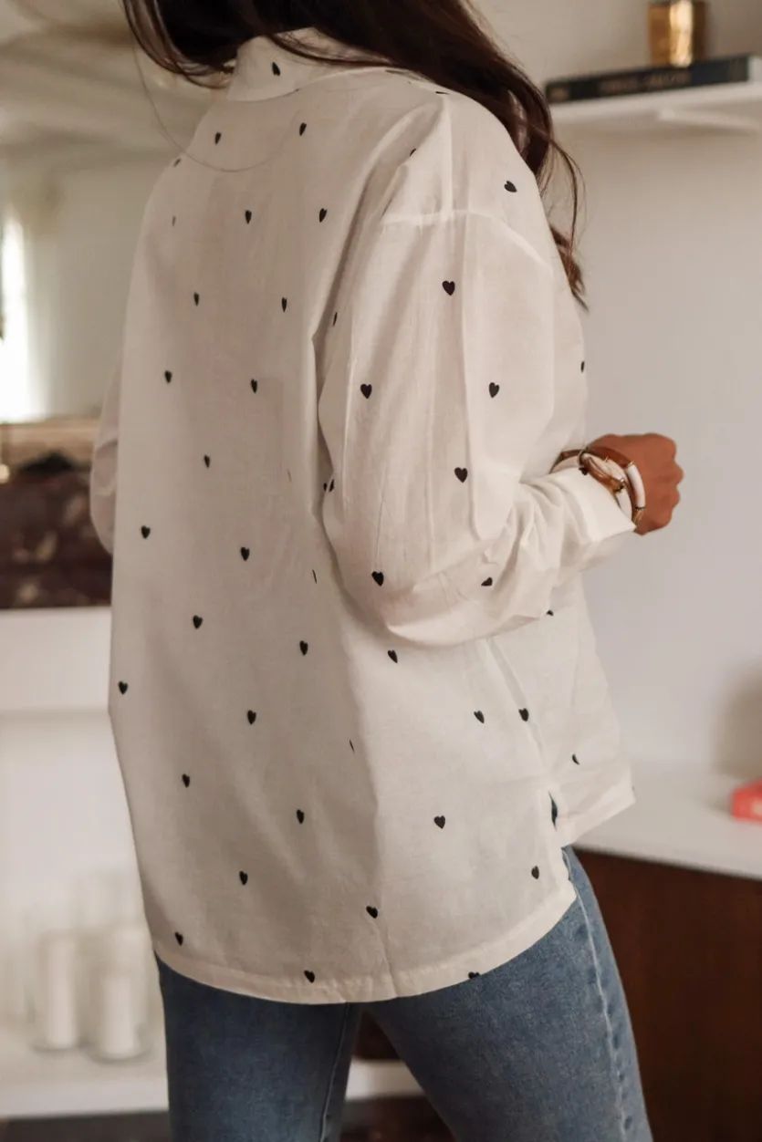 Flash Sale Chemise Kayce cœurs Chemises