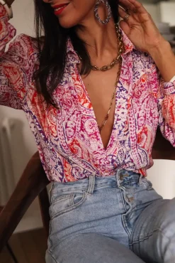 Online Chemise Lio parme Chemises