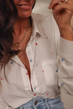 Discount Chemise Sasha cœurs Chemises
