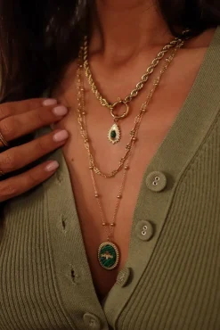 Discount Collier Mirage vert Colliers