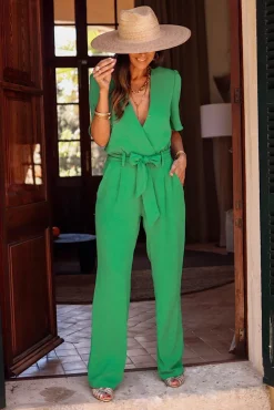 Sale Combinaison Talya verte Combinaisons