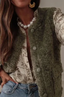 Hot Gilet Albane kaki Gilets