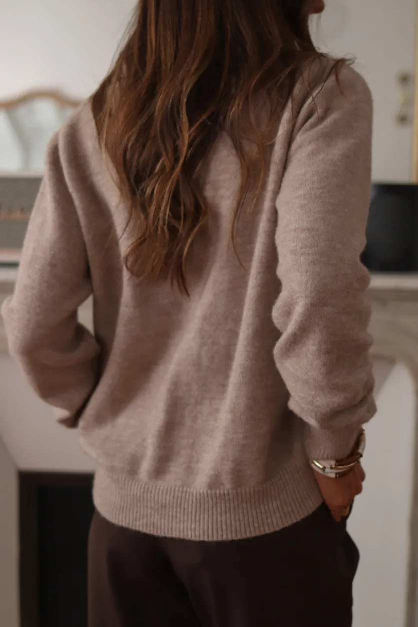 Cheap Gilet Camille taupe Gilets
