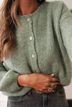 Fashion Gilet Elena vert Gilets