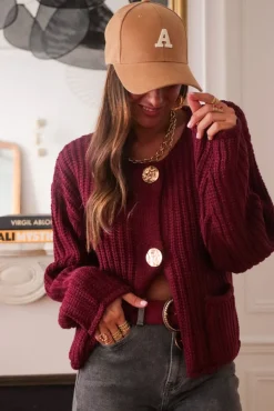 Flash Sale Gilet Maddie bordeaux Gilets