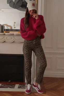 Sale Jean Gaspard léopard Jeans