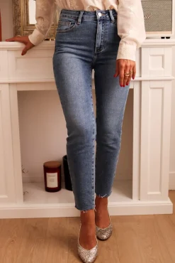 Best Sale Jean Lois bleu foncé cropped Jeans