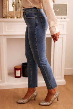 Best Sale Jean Lois bleu foncé cropped Jeans
