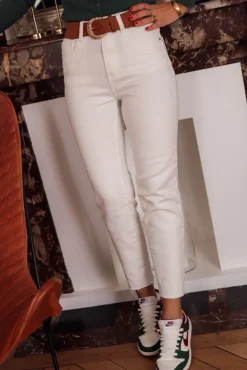 Best Sale Jean Lois écru cropped Jeans