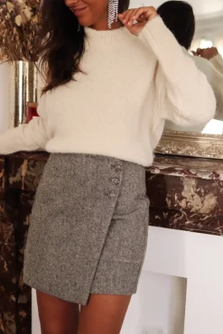 Fashion Jupe Yséa grise Jupes