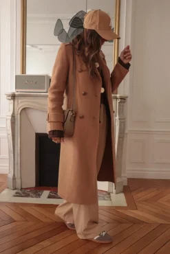 Sale Manteau Apolline camel Manteaux