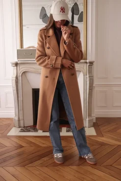 Sale Manteau Apolline camel Manteaux