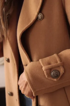 Sale Manteau Apolline camel Manteaux