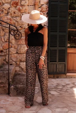 Store Pantalon Amélia léopard Pantalons