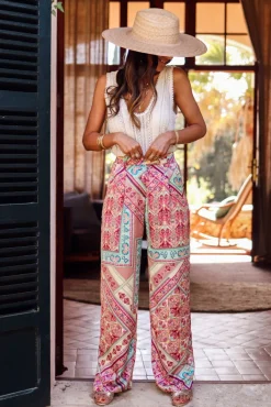 New Pantalon Énola rose Pantalons
