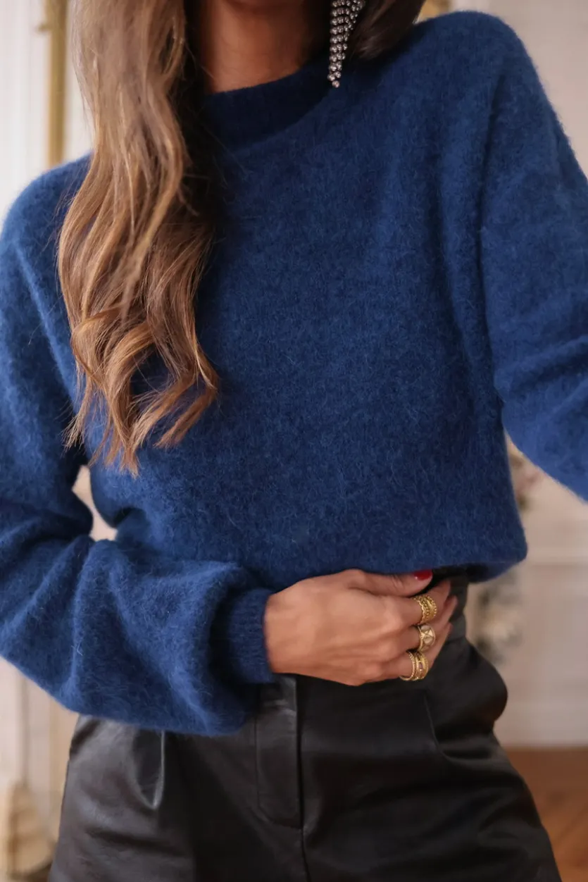 Outlet Pull Alban bleu Pulls
