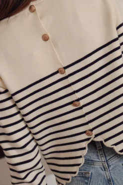 Sale Pull Capri marinière Pulls
