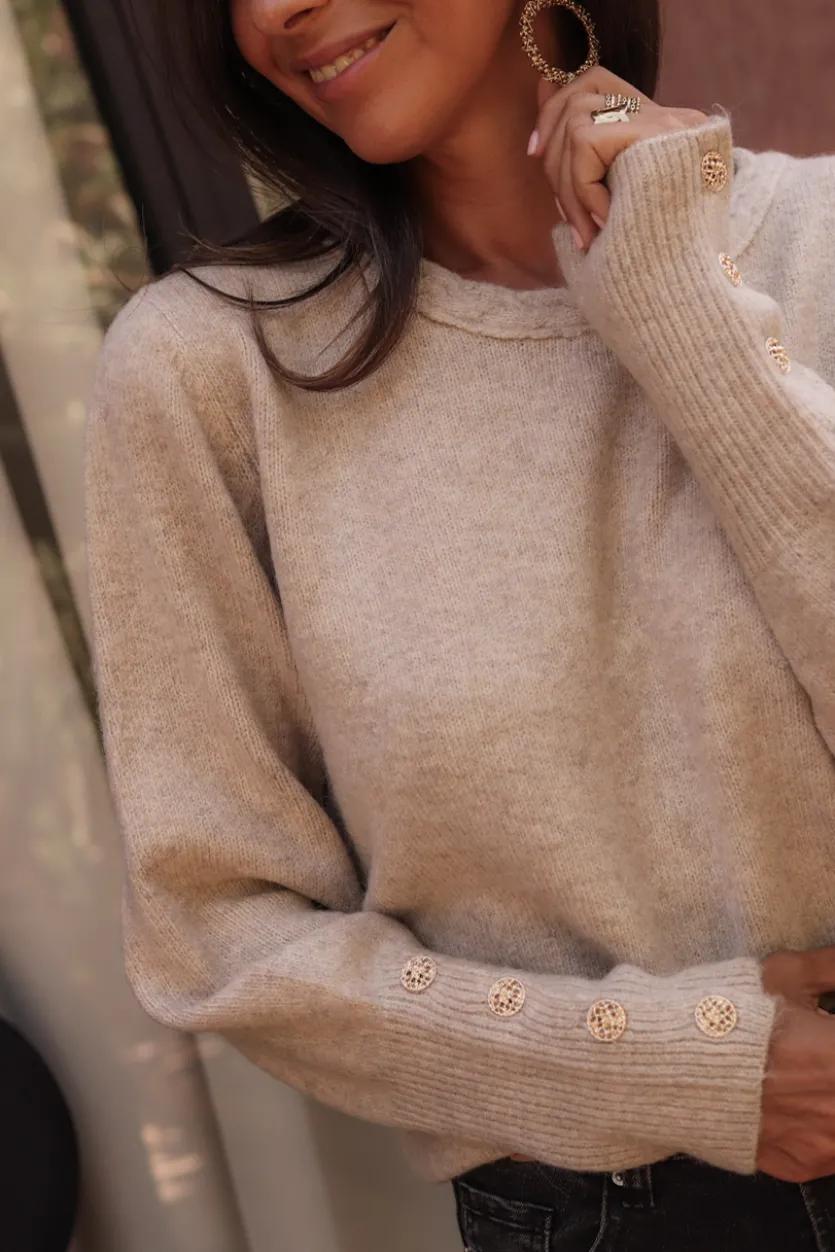 Cheap Pull Marceau taupe Pulls
