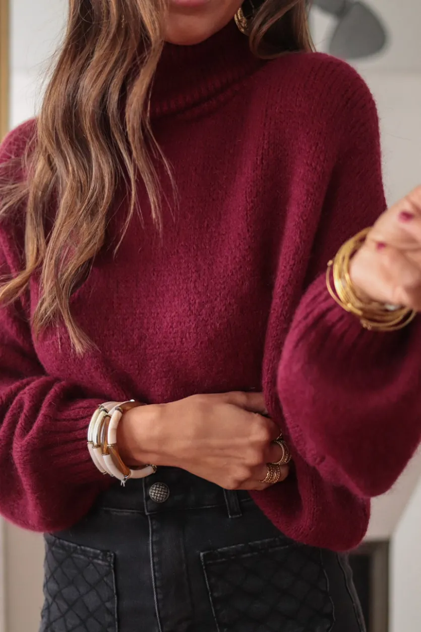 Store Pull Marilou burgundy Pulls