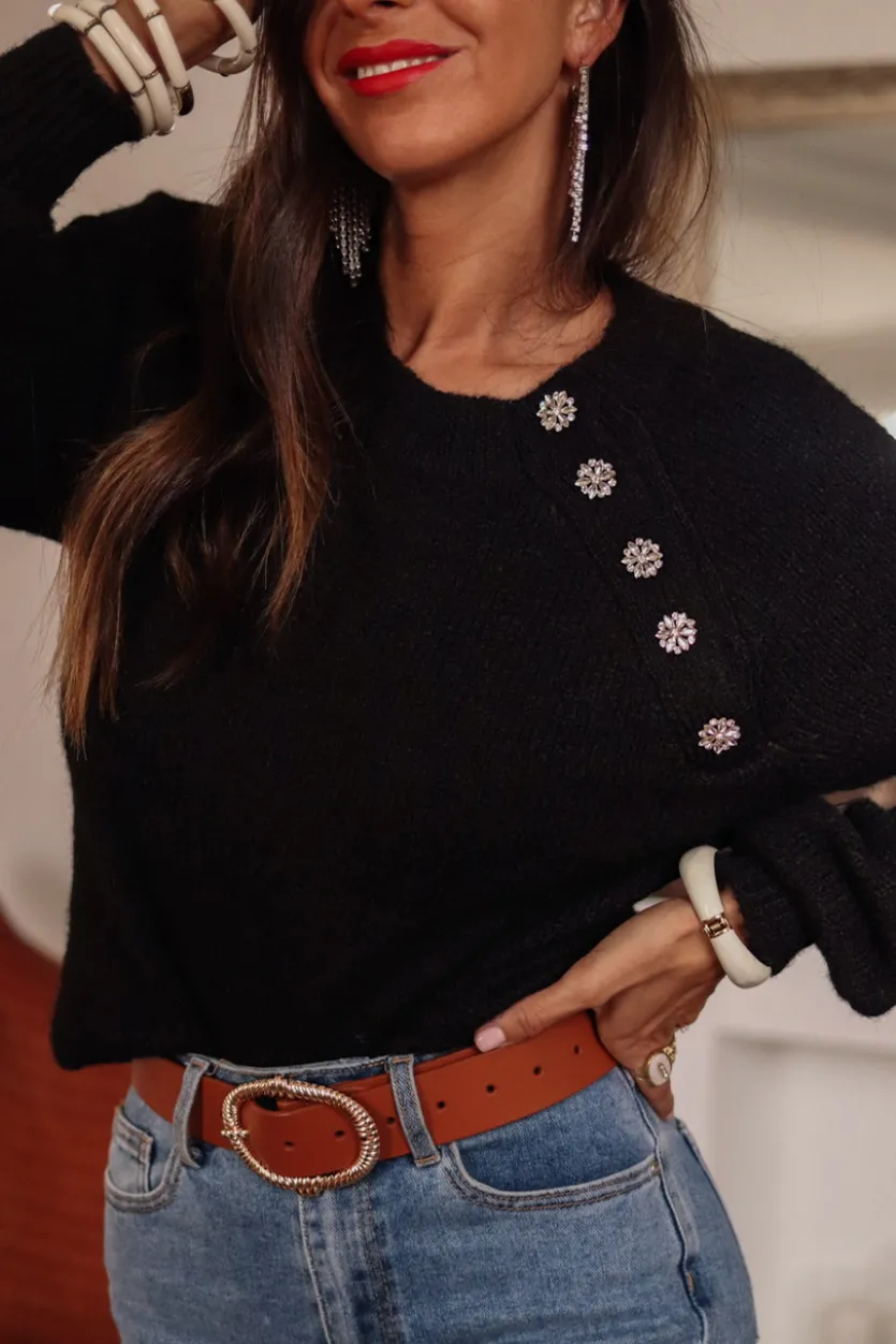 Fashion Pull Myla noir Pulls