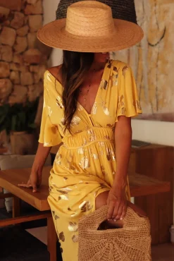 Best Sale Robe Alba jaune Robes