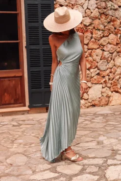 Shop Robe Calicia vert d’eau Robes