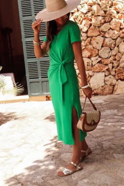 Discount Robe Cléo verte Robes