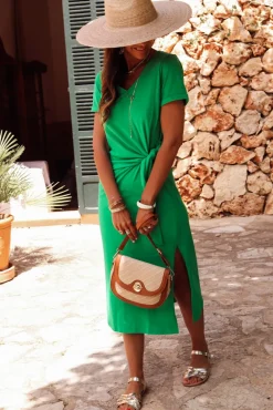 Discount Robe Cléo verte Robes