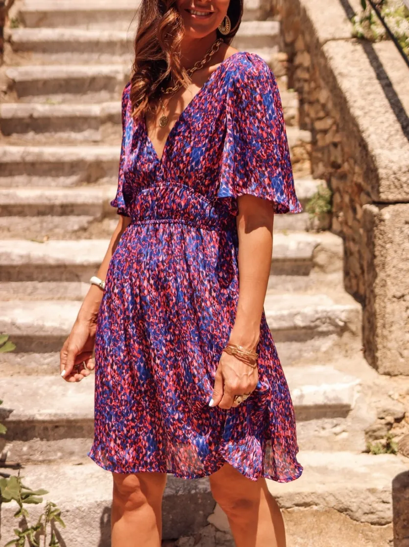 Cheap Robe courte Perry bleue Robes