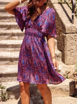 Cheap Robe courte Perry bleue Robes
