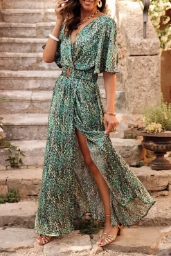 Online Robe Gaelle verte Robes